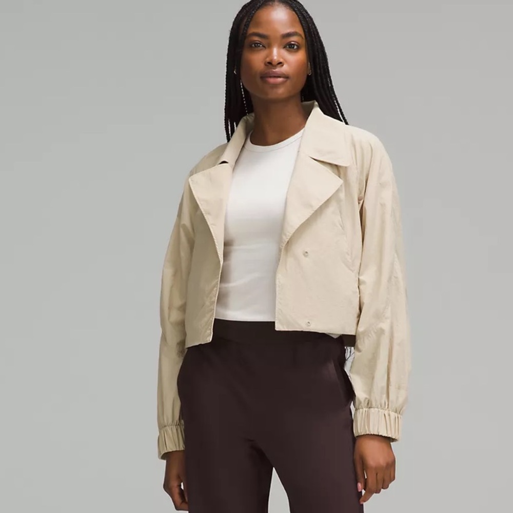 Lululemon Cropped Trench Jacket